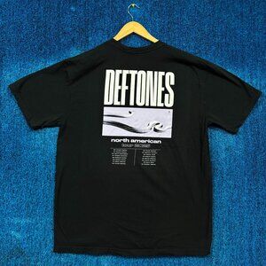 Deftones Private Music 2025 North Am Tour Dates Band Tee XL